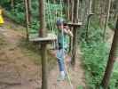 Kletterwald Buchenberg: Anja Liv im Parcours 'Baummarder'