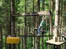Kletterwald Buchenberg: Anja Liv im Parcours 'Baummarder'