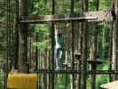 Kletterwald Buchenberg: Anja Liv im Parcours 'Baummarder'