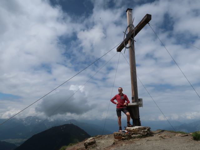 Ich auf der Viggarspitze, 2.306 m (9. Juni)