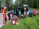 Reinhard, Irene, Werner, Sonja, Thomas und Birgit neben der SS 48