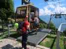 Carmen in der Bergstation der Funivia Mornera, 1.347 m