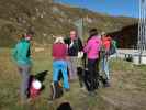 Sonja, Tessa, Werner, Johanna und Gaby am Langwiedboden (21. Sep.)