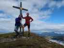 Gaby und ich am Oberen Gernkogel, 2.175 m (23. Sep.)