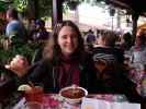 Sabine im Casa La Golondrina Cafe in Los Angeles (18. Mai)