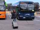 Sabine in der Barstow Bus Station (19. Mai)
