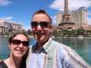 Sabine und ich beim Paris Hotel in Las Vegas (20. Mai)