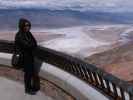 Sabine auf Dante's View im Death Valley National Park, 1.669 m (22. Mai)