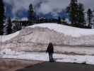 Sabine in Sulphur Works im Lassen Volcanic National Park (25. Mai)