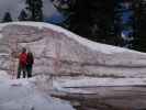 Ich und Sabine in Sulphur Works im Lassen Volcanic National Park (25. Mai)