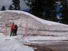 Ich und Sabine in Sulphur Works im Lassen Volcanic National Park (25. Mai)