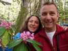 Sabine und ich im Kruse Rhododendron State Natural Reserve (26. Mai)