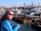 Sabine am Pier 39 in San Francisco (28. Mai)