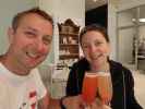 Ich und Sabine in Estelles Baking Company in Sacramento (29. Mai)