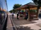 Amtrak Train 'San Joaquin' in der Lodi Station (29. Mai)