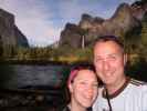 Sabine und ich im Yosemite Valley im Yosemite National Park (31. Mai)