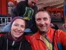 Sabine und ich im Giant Dipper im Santa Cruz Beach Boardwalk (1. Juni)