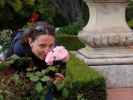 Sabine im Hearst Castle (2. Juni)