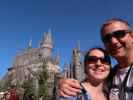 Sabine und ich in Hogsmeade in den Universal Studios Hollywood (7. Juni)