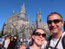Sabine und ich in Hogsmeade in den Universal Studios Hollywood (7. Juni)