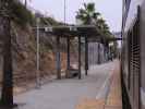 Amtrak Train 'Pacific Surfliner' in der Solana Beach Station (8. Juni)