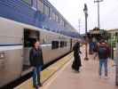 Sabine in der San Diego Old Town Station (8. Juni)