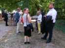Papa, Sabine, Mama, Roman und Markus im Schlosspark Halbturn