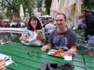 Ulrike und Werner im Rathauspark