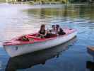 Sonja und Oliver auf der Oberen Alten Donau