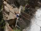 Jubiläums-Klettersteig: Ich auf der Seilbrücke