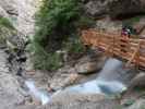 Sabine in der Rosengartenschlucht