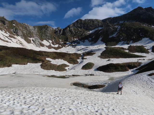 Ronald beim Ilgsee, 2.097 m (13. Juni)