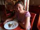 Sabine im Sangaste Rukki Maja Restoran (25. Juni)