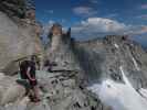 Ronald, Aaron und Christian zwischen Hochalmspitze und Steinerne Mandln (1. Aug.)
