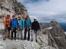 Sentiero Bocchette Alte: Ich, Martin, Aaron, Ronald und Armin (18. Juli)