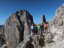 Via delle Bocchette Centrale: Armin, Martin, Aaron, Ronald und ich (19. Juli)
