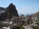 Aaron und Ronald zwischen Bocca di Brenta und Rifugio Pedrotti (19. Juli)