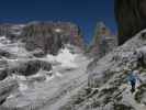 Aaron und Martin zwischen Rifugio Pedrotti und Cima Polsa (19. Juli)