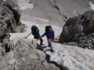 Martin und Armin zwischen Rifugio Pedrotti und Cima Polsa (19. Juli)