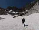 Ronald zwischen Rifugio Pedrotti und Cima Polsa (19. Juli)