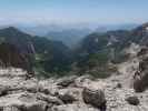Val d'Ambiez von der Cima Polsa aus (19. Juli)