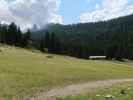 Malga Vallesinella di sotto, 1.513 m (20. Juli)