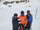 Markus, ich und Stefan auf der Piste (20. Apr.)