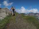Christian, Georg und Sarah auf der Krippenhöhe, 2.478 m (2. Juli)