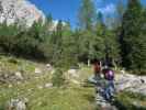 Thomas und Birgit zwischen Baita Winkel und Via Ferrata Enrico Contin