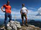 Thomas und ich auf der Creta di Pricot, 2.231 m