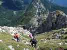 Thomas und Birgit zwischen Creta di Pricot und Sella della Pridola