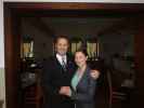 Ich und Sabine im Schlossgasthof Rosenburg