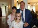 Birgit, Katrin und Mario im Schlossgasthof Rosenburg