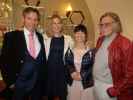 Stefan, Tanja, Birgit und Papa im Schlossgasthof Rosenburg